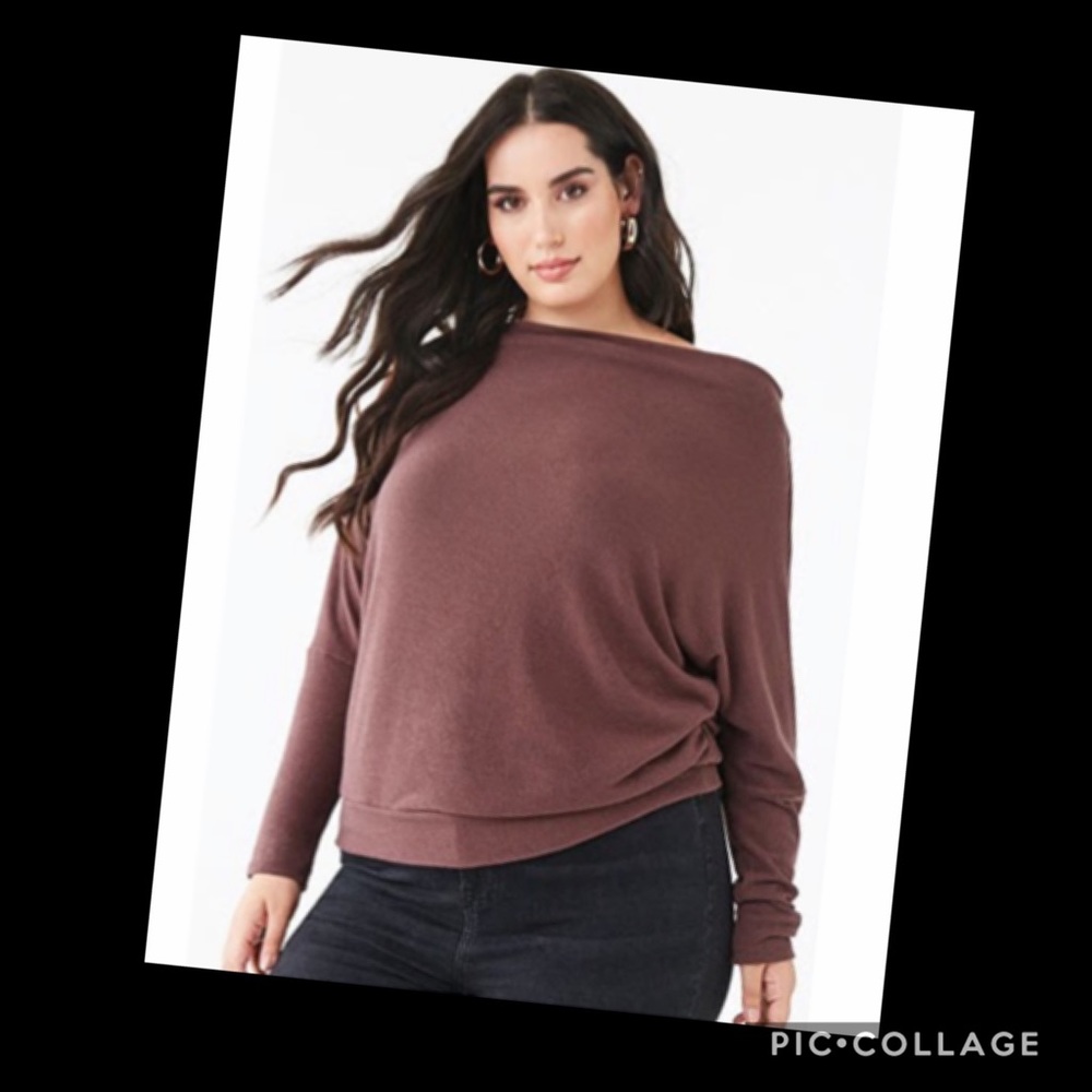 Jolie Dolman Top in Berry